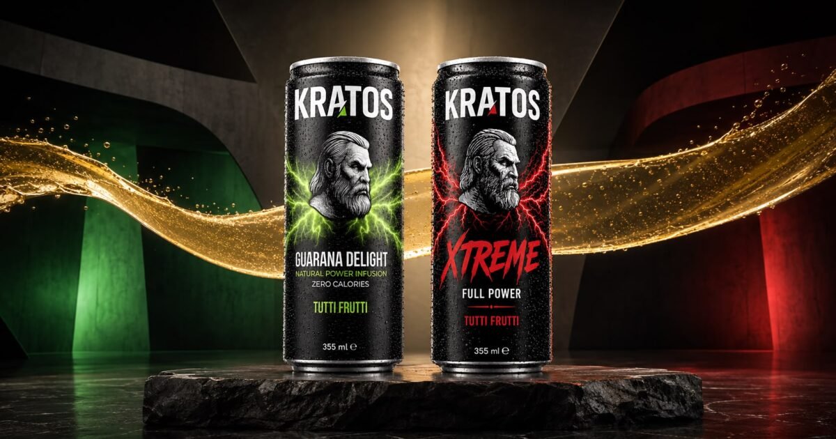 Guarana Delight خالٍ من السكر وXTREME بفيتامينات B من KRATOS بالسعودية