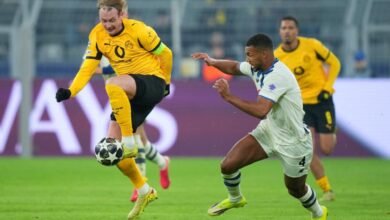 دورتموند يفوز 2-0 على هامبورغ بعد طرد سامويلي إيناسيو