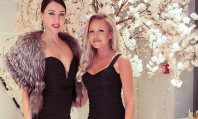 Supermodel Nesrin Sanad Stunned in a Glamorous Black Gown at Amber Niche Ceremony