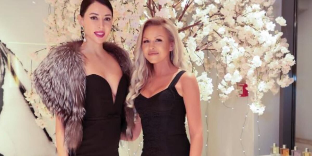 Supermodel Nesrin Sanad Stunned in a Glamorous Black Gown at Amber Niche Ceremony